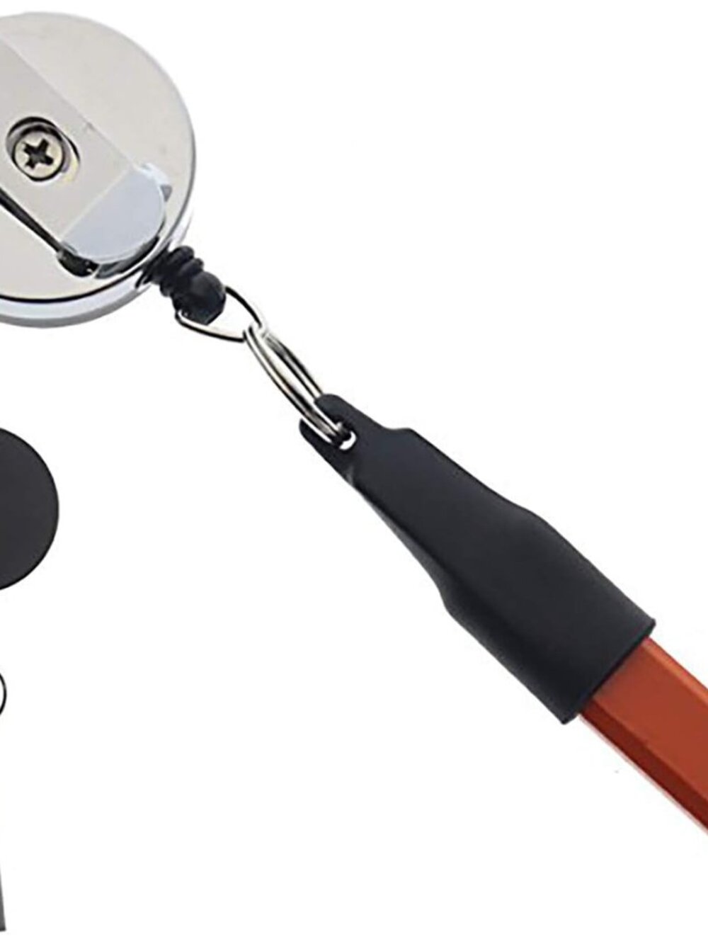 2 Pack - Heavy Duty Retractable Pull Pen Holder - Ideal for Markers & Carpenter
